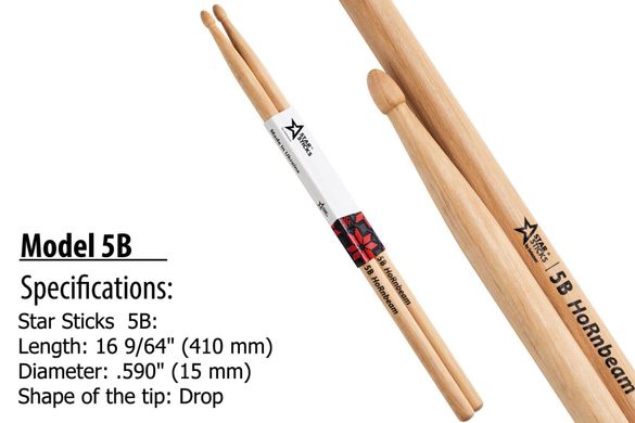 Drumsticks 5B | StarSticks | Trommelstöcke 5B