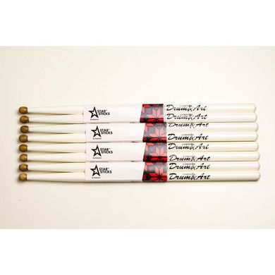 Marching Drumsticks | StarSticks | DrumArt Corps White