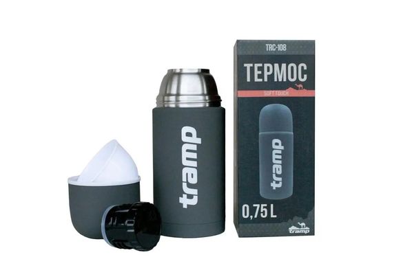 Термос Трамп 0.75л | Термос Tramp Lite Soft Touch TRC-108