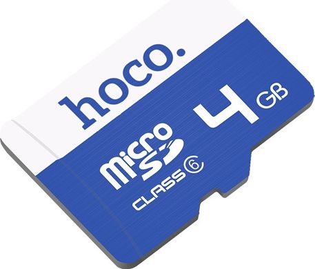 Карта пам'яті 4GB Hoco MicroSD Class 6