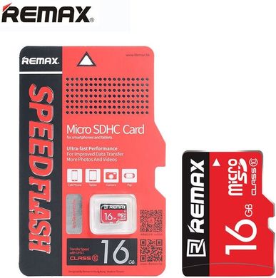 Карта памяти 16GB Remax MicroSD C10
