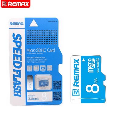Карта пам'яті 8GB Remax MicroSD C6