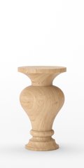 Меблеві ніжки дерев'яні з вільхи | Комплект з 4 шт | Висота - 100 мм Товщина - 60 мм