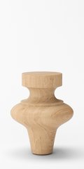 Меблеві ніжки дерев'яні з вільхи | Комплект з 4 шт | Висота - 100 мм Товщина - 78 мм