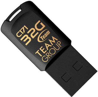 USB флешка 32 Gb. Флеш-накопичувач Team C171 Black (TC17132GW01)