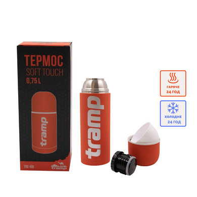 Термос Трамп 0.75 л | Термос Tramp TRC-108-orange