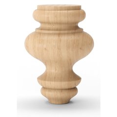 Мебельные ножки деревянные с Ольхи | Комплект из 4 шт | Высота - 120 мм Диаметр - 85 мм