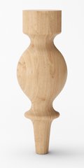 Меблеві ніжки дерев'яні з вільхи | Комплект з 4 шт | Висота - 250 мм Товщина - 90 мм